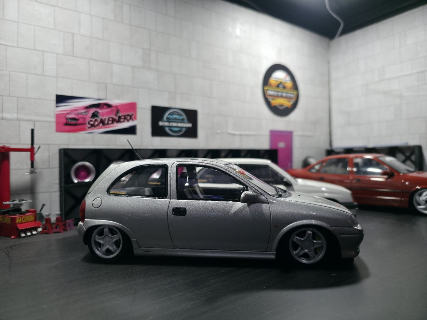 1/18 Alessio Speedlines 2.5mm HUB & Toyo 888R RUBBER Tyres