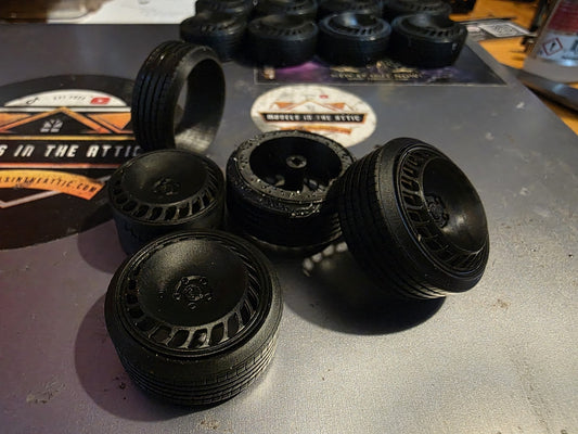 1.18 Messer Turbo Fans with LOW PROFILE stretched Tyres