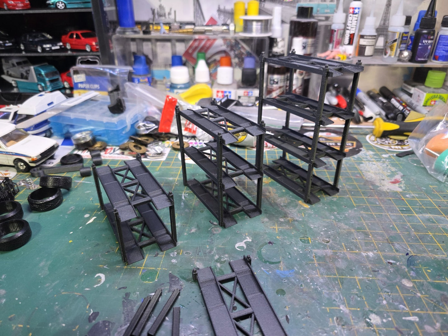 1/64 Scale Hot Wheels 3 Tier Stacker