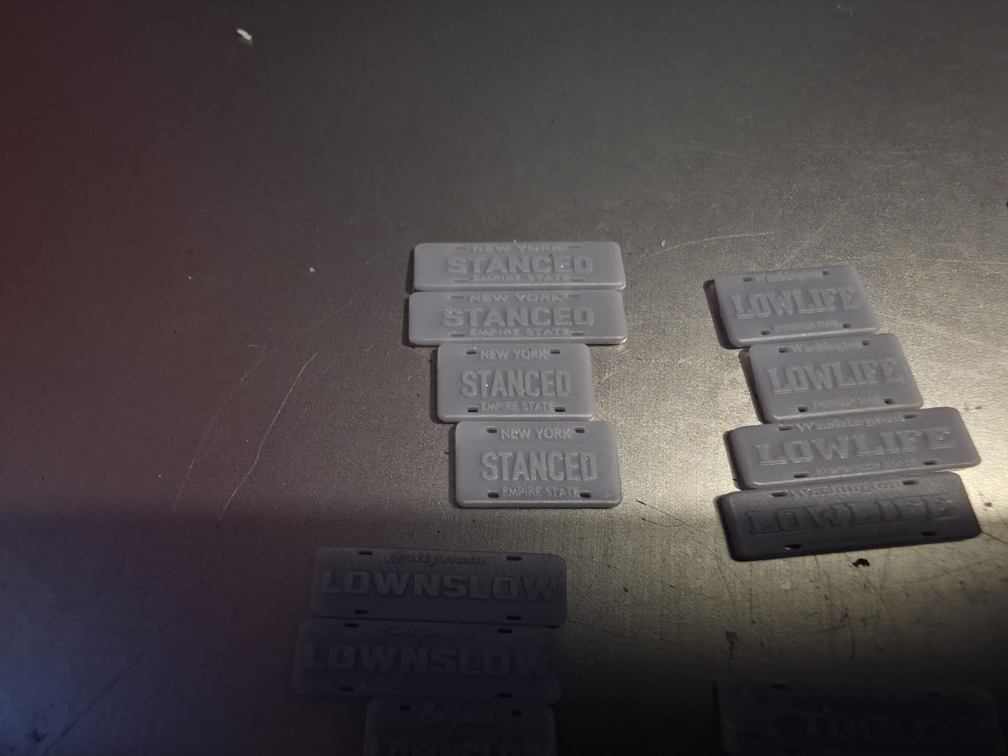 3D NUMBER PLATES
