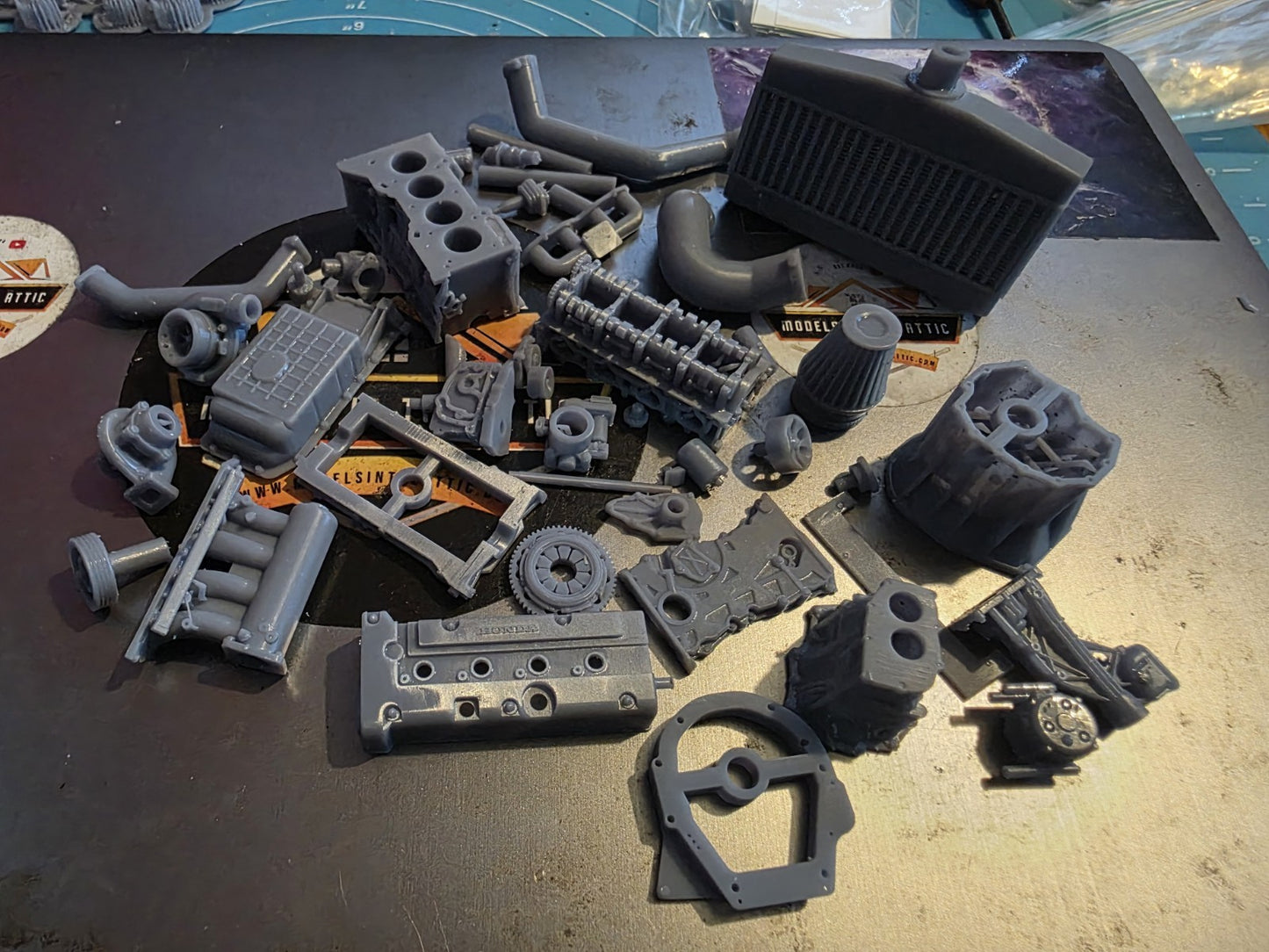 1/12 Scale Honda K20 Turbo RWD Engine & S2000 GEARBOX