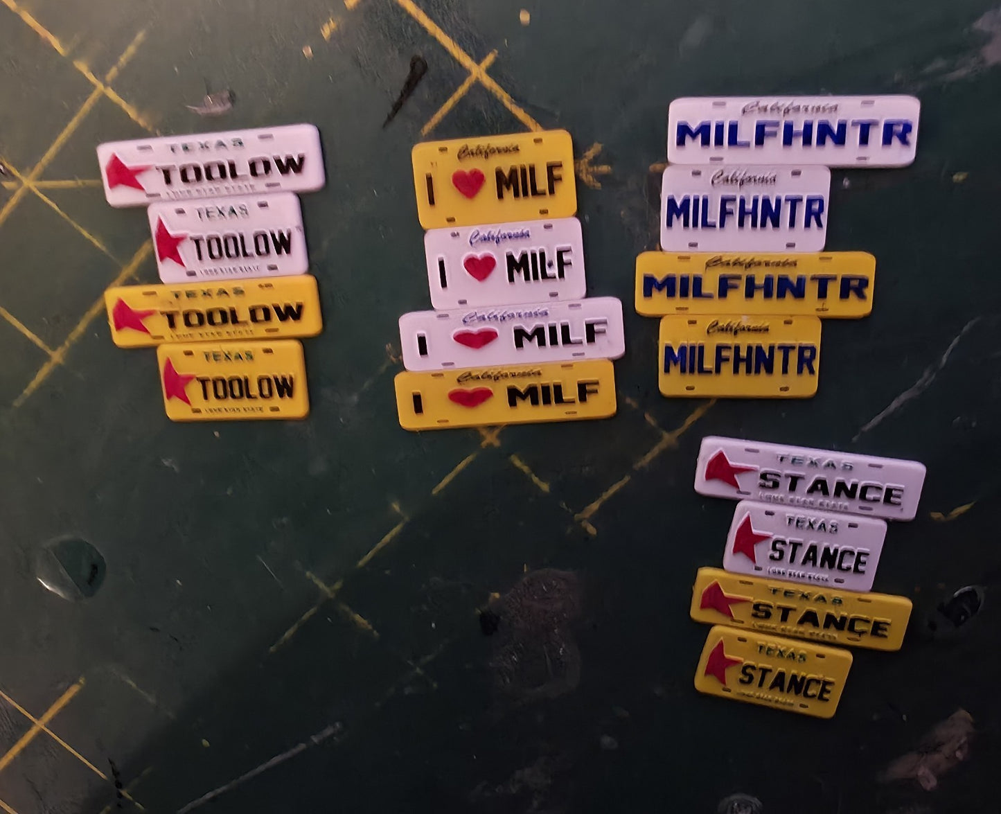 3D NUMBER PLATES