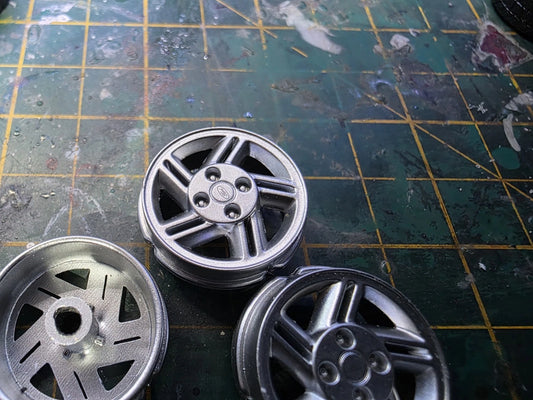 Ford Escort Wheels from OTTO MODELS Ford Escort MK4 Diecast 1.18