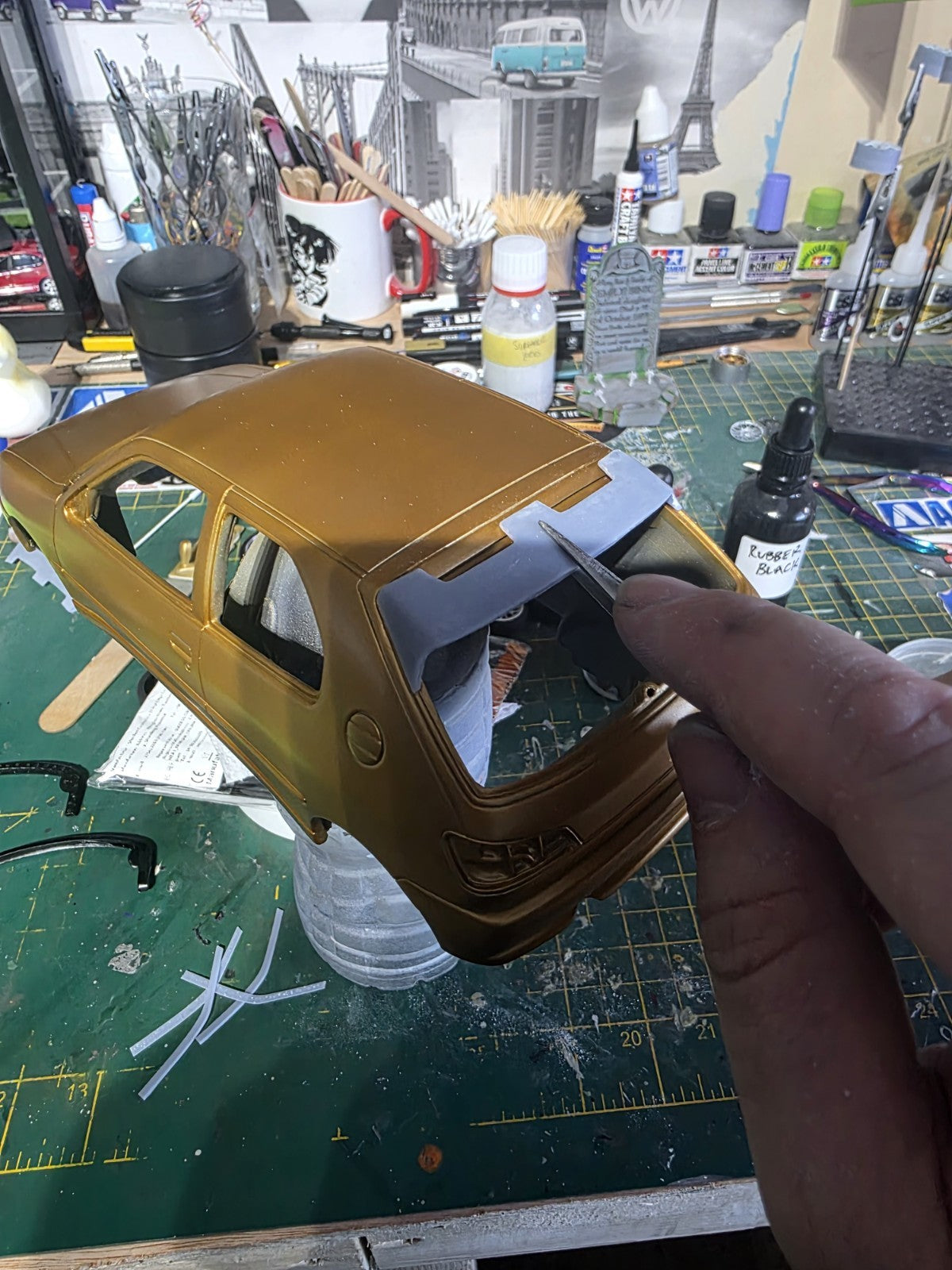 1/18 Peugeot 306 3 leg Rear spoiler