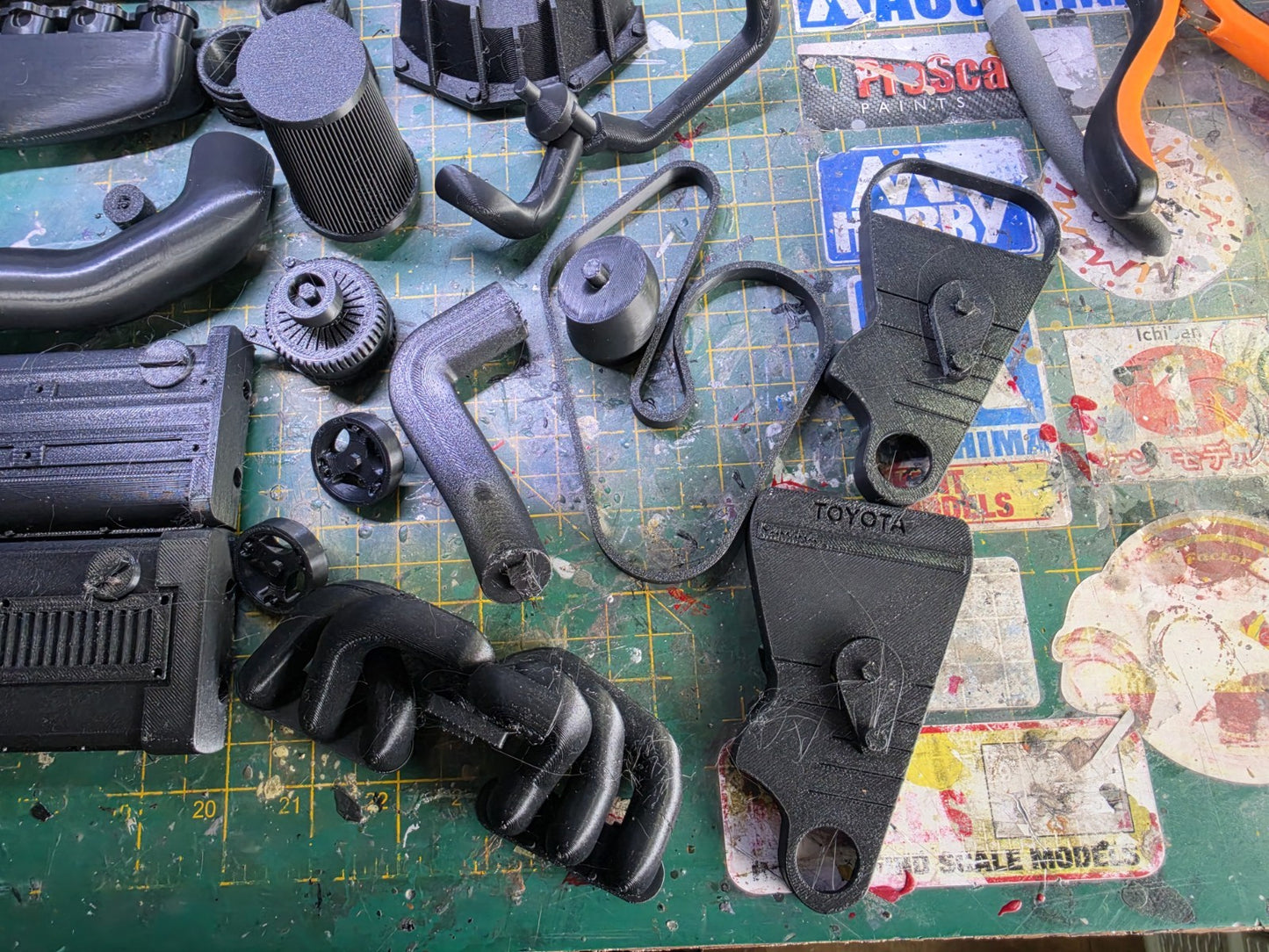 1/4 Scale 3D PRINTED Toyota 2JZ Engine For DESK DISPLAY GIFT KIT