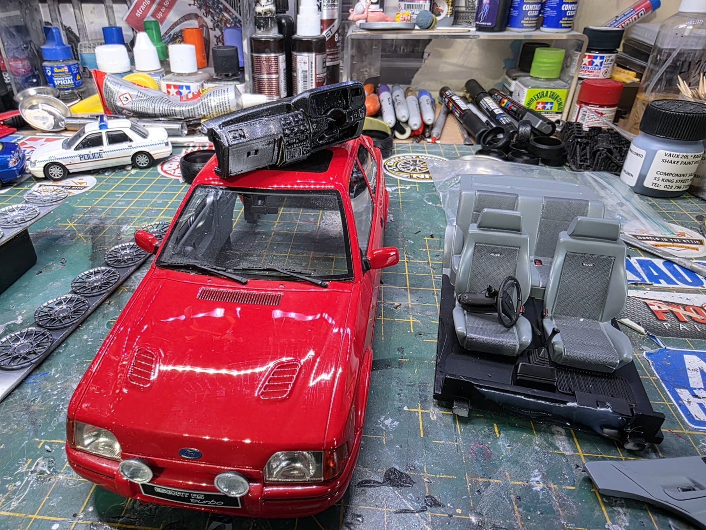 1/18 OttO Model Ford Escort RS RHD Dash Conversion