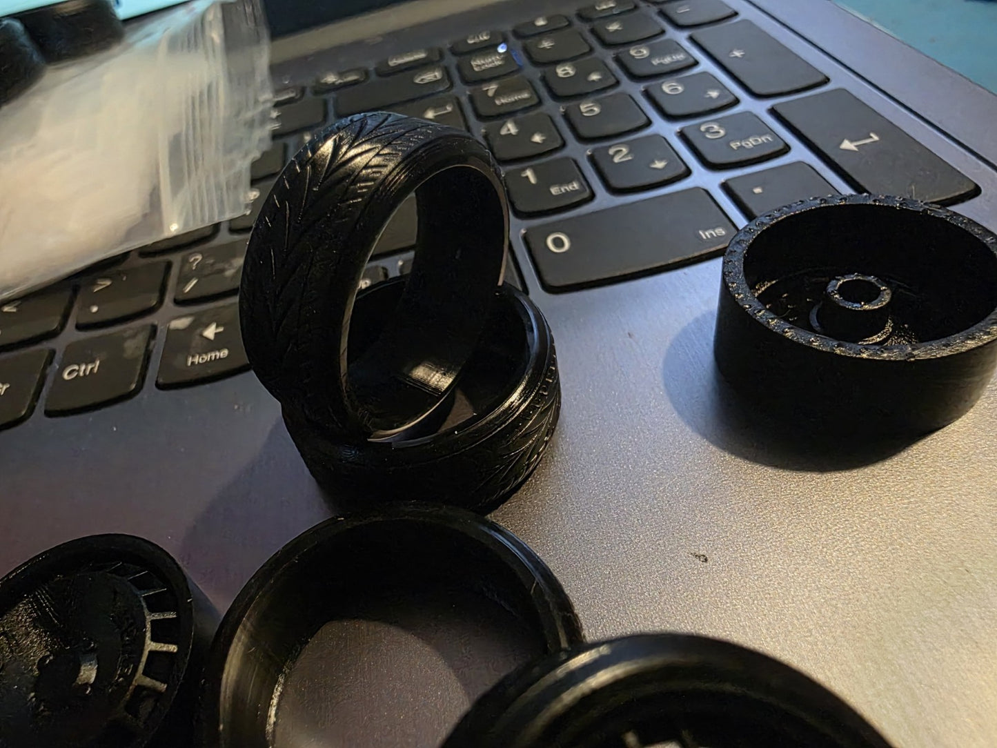 1/18 scale Ronal Turbo Wheels & RUBBER Tyres