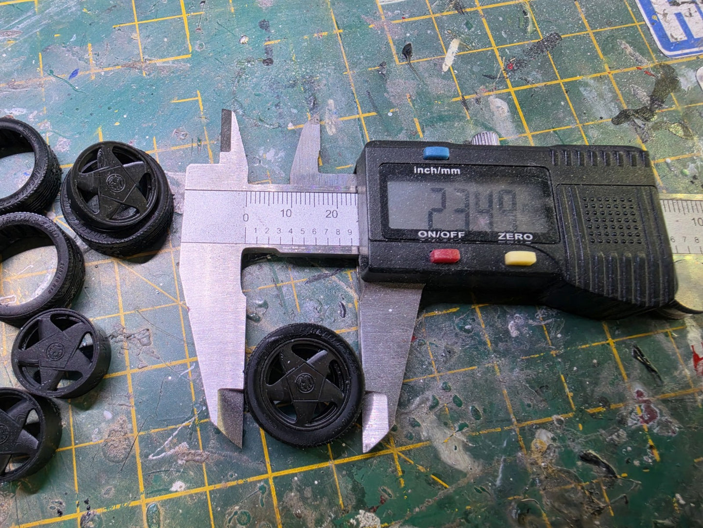 1/24 Scale Vauxhall Cavalier TD 3d Printed Wheels