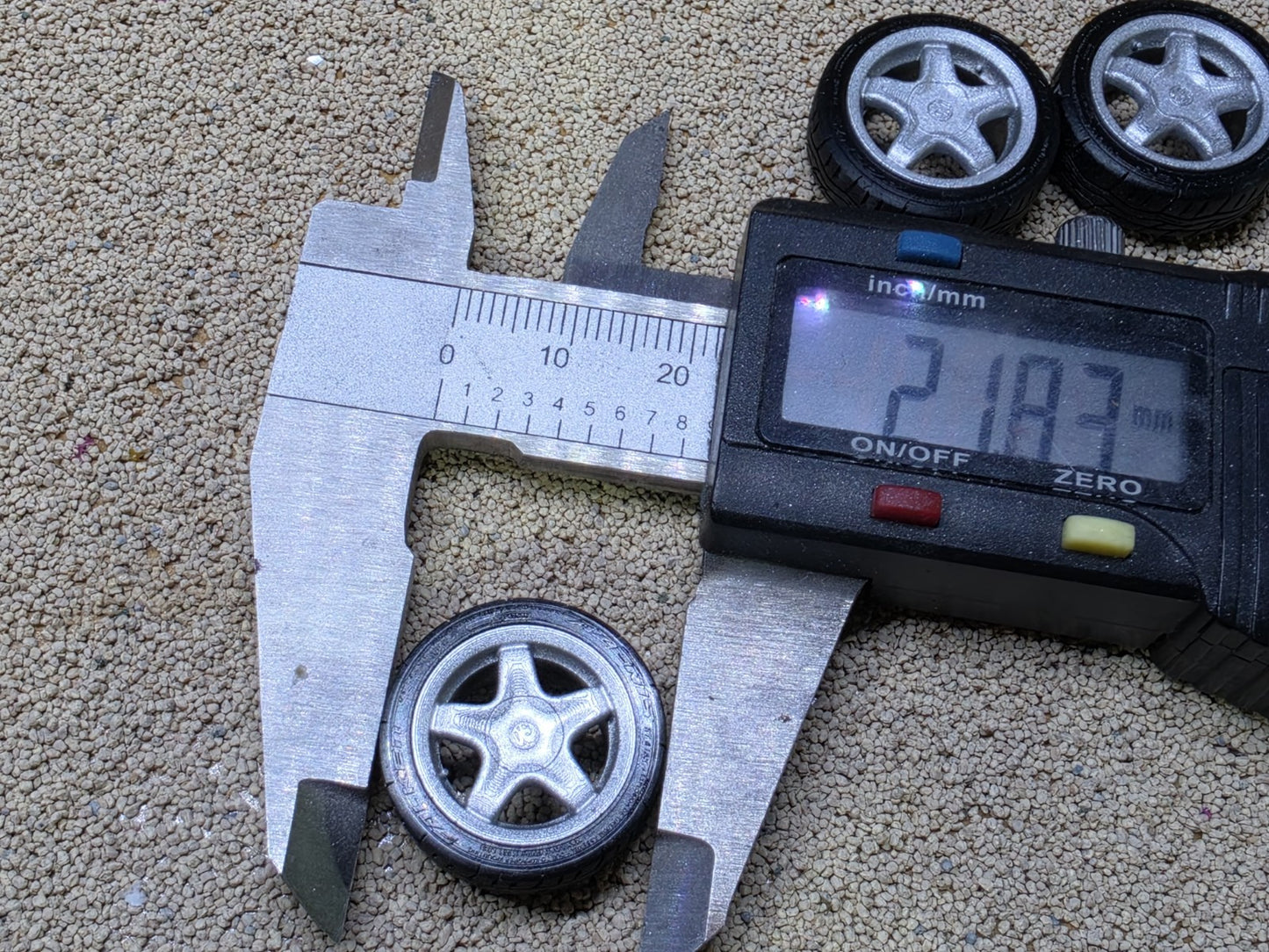 1/24 Scale Alessio Speedline 3d Printed Wheels & RESIN Tyres