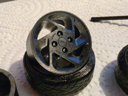 1/18 scale Ford Escort RS TURBO Wheels with Toyo RUBBER Tyres & MCG OTTO HUBS