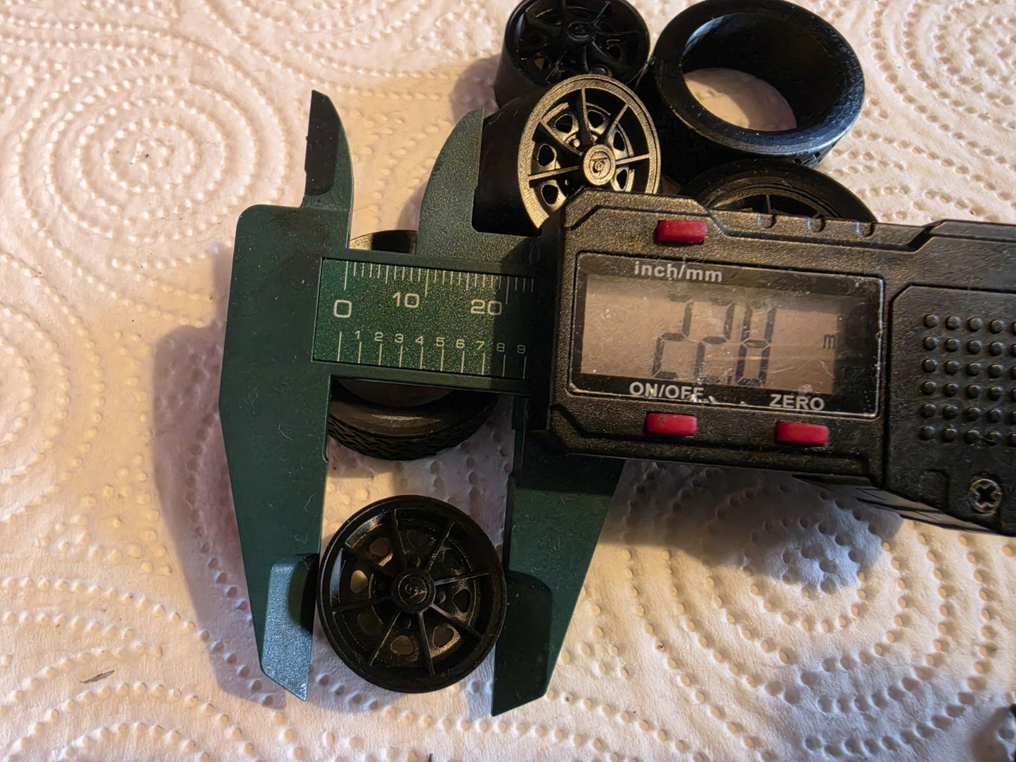 1/18 Scale Dunlop D1 3d Printed Wheels & Tyres
