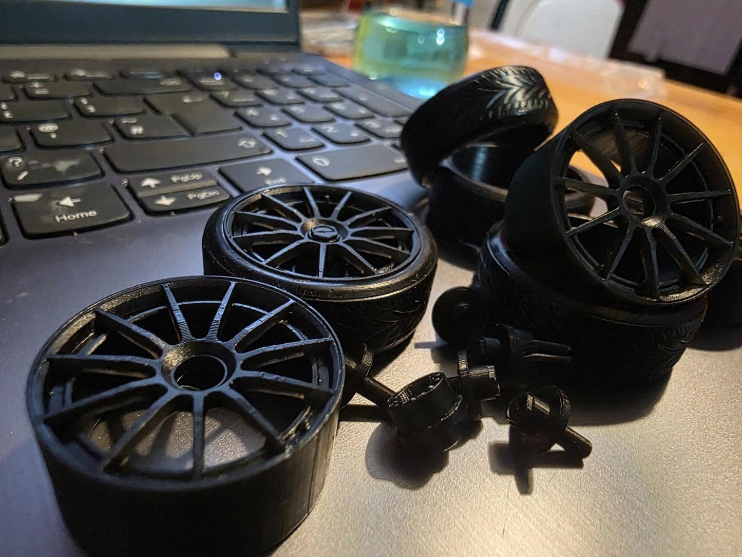 1.18 Rotiform DTM WHEELS with RUBBER PRINTED Tyres