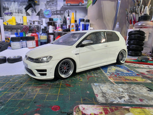 1/18 BBS RS2 Pre-painted Grey with Tyres RESIN DIECAST MODEL ***SALE ITEM***