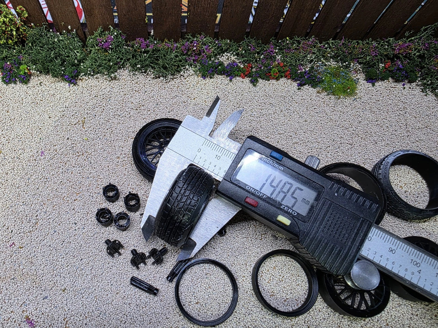 1/18 scale 18" BBS LM with PIRELLI Stretched Tyres