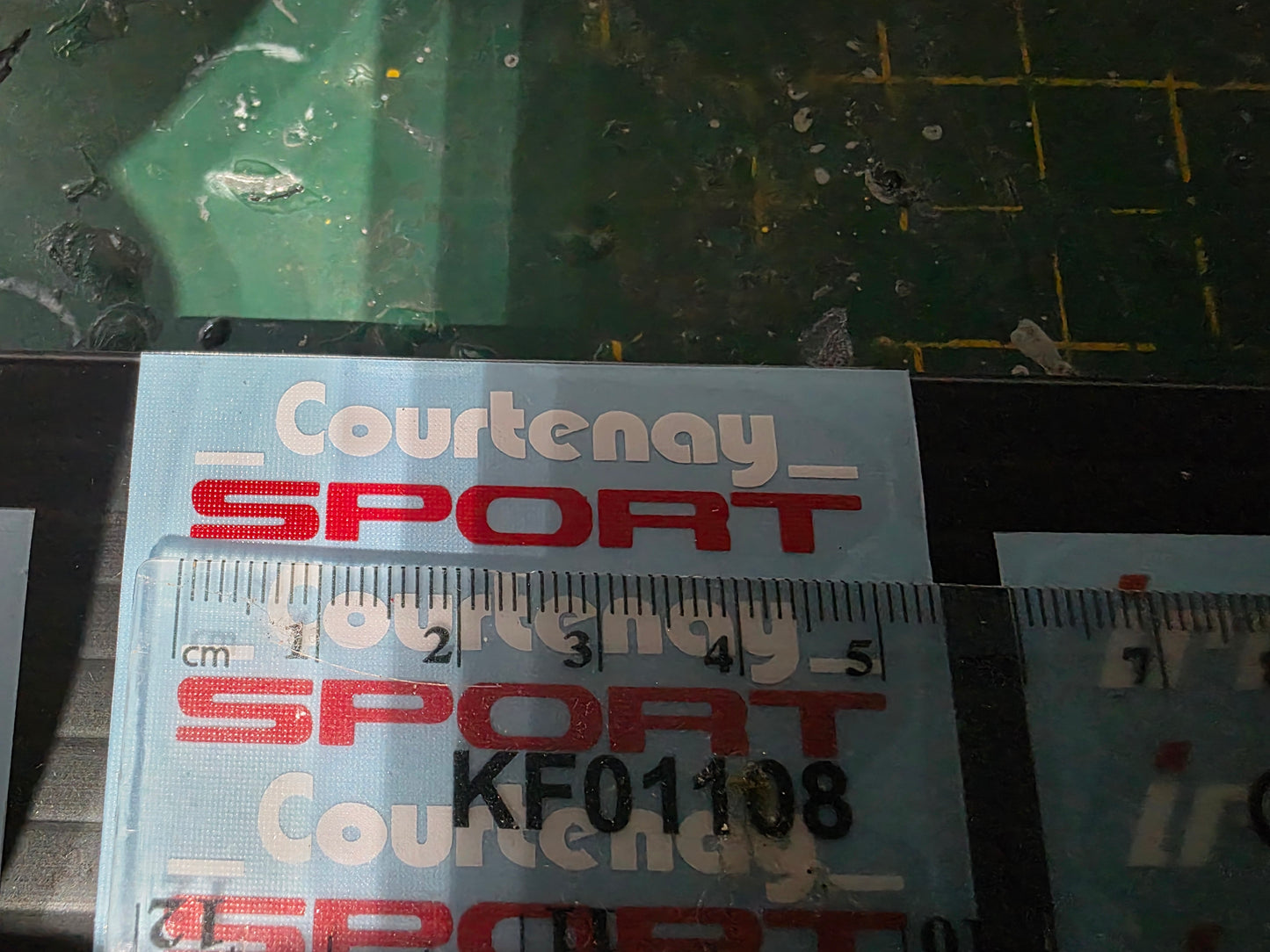 COURTENAY SPORT Windscreen Sticker