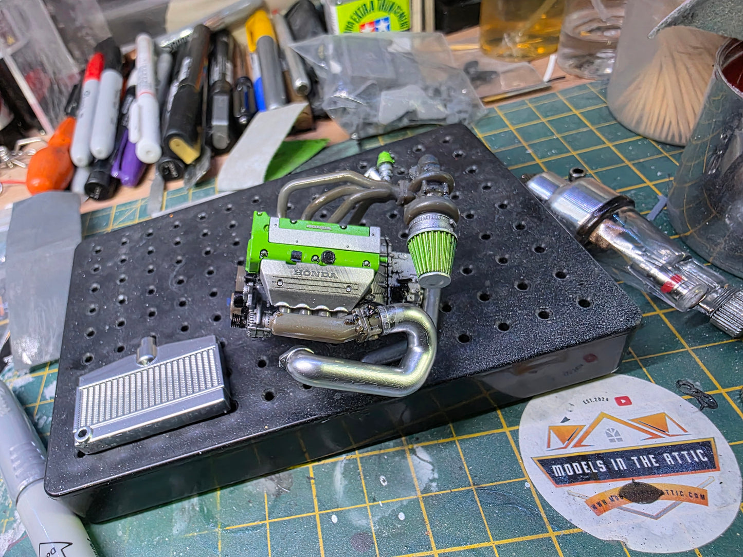 1/18 Scale Honda K20 Turbo Engine & Gearbox