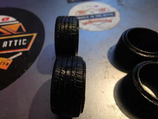 1/24 Scale Rubber Michelin Stretched tyres