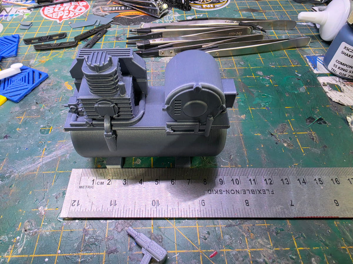 1/18 Scale Air Compressor for Dioramas