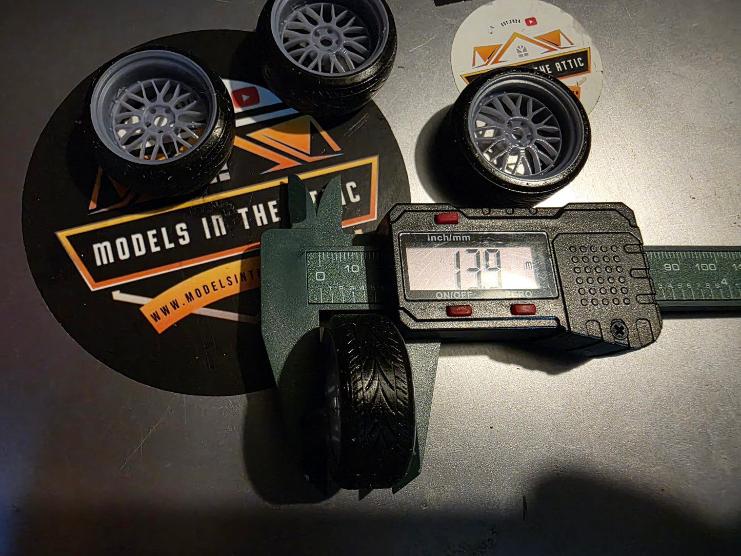 BBS LM Split Staggered with Rubber Stretched Tyres