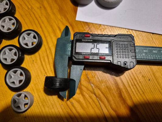 1/24 Alessio Speedline with our Rubber Michelin tyres (set of 4)