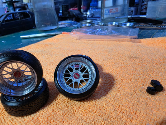 BBS RS2 Silver with Chrome Barrels