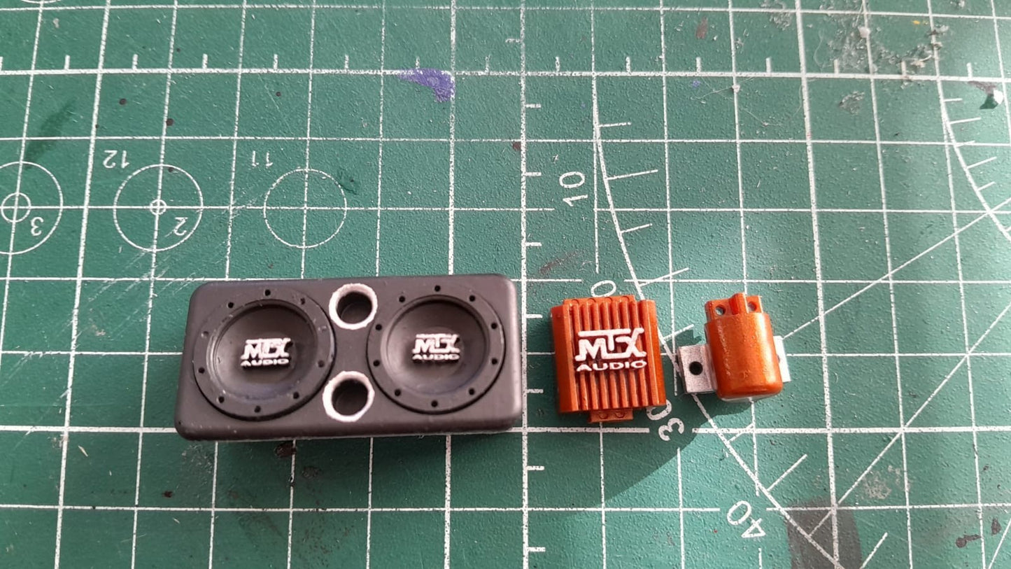 1/18 scale Car Audio MTX