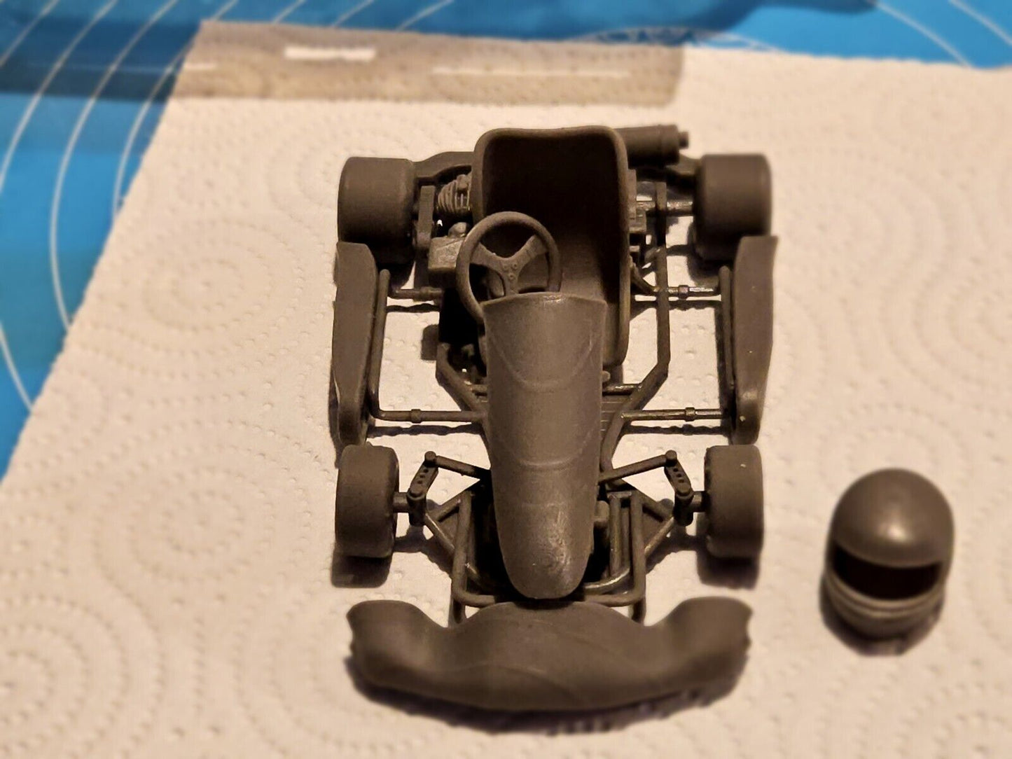 1/18 Scale Go Kart diorama 3d resin model kit