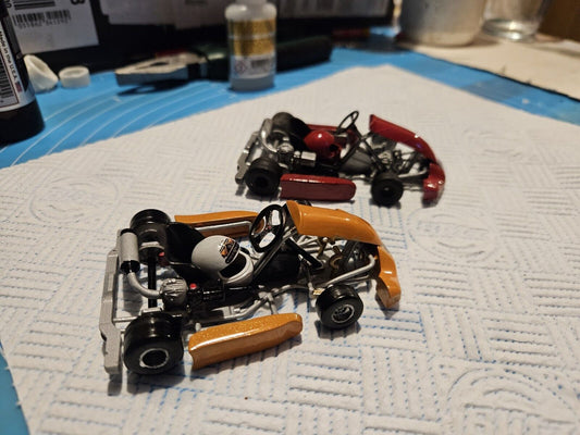 1/24 Scale Go Kart diorama 3d resin model kit