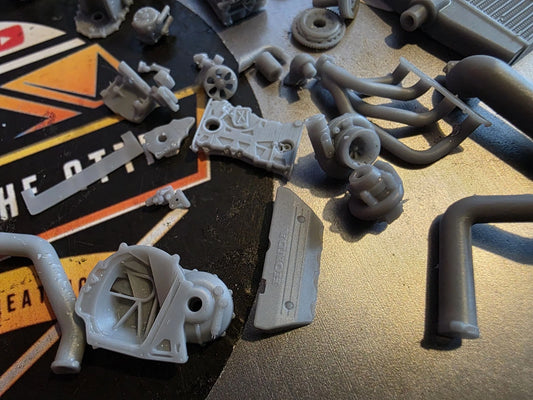 1/24 Scale Honda K20 Turbo Engine & Gearbox