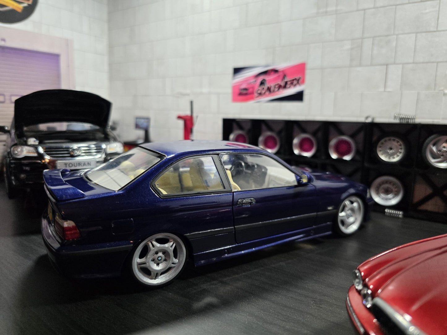 BMW E36 Rear spoiler for Solido