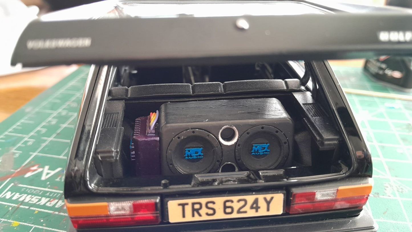 1/18 scale Car Audio MTX