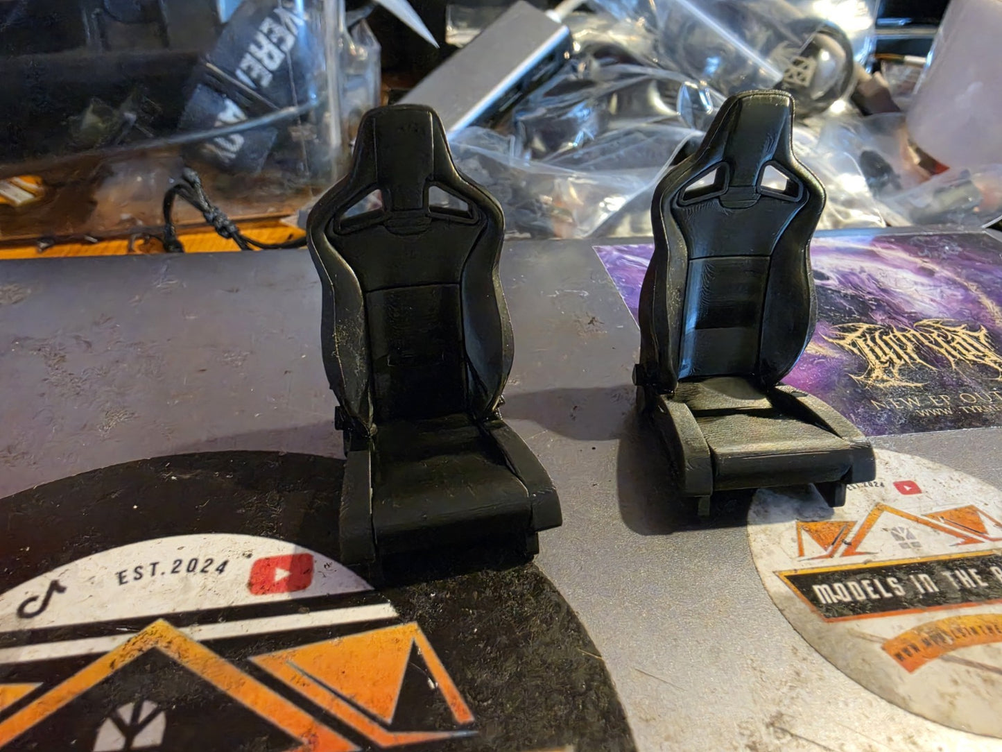 1/18 Scale Sparco Wingback Style Seats