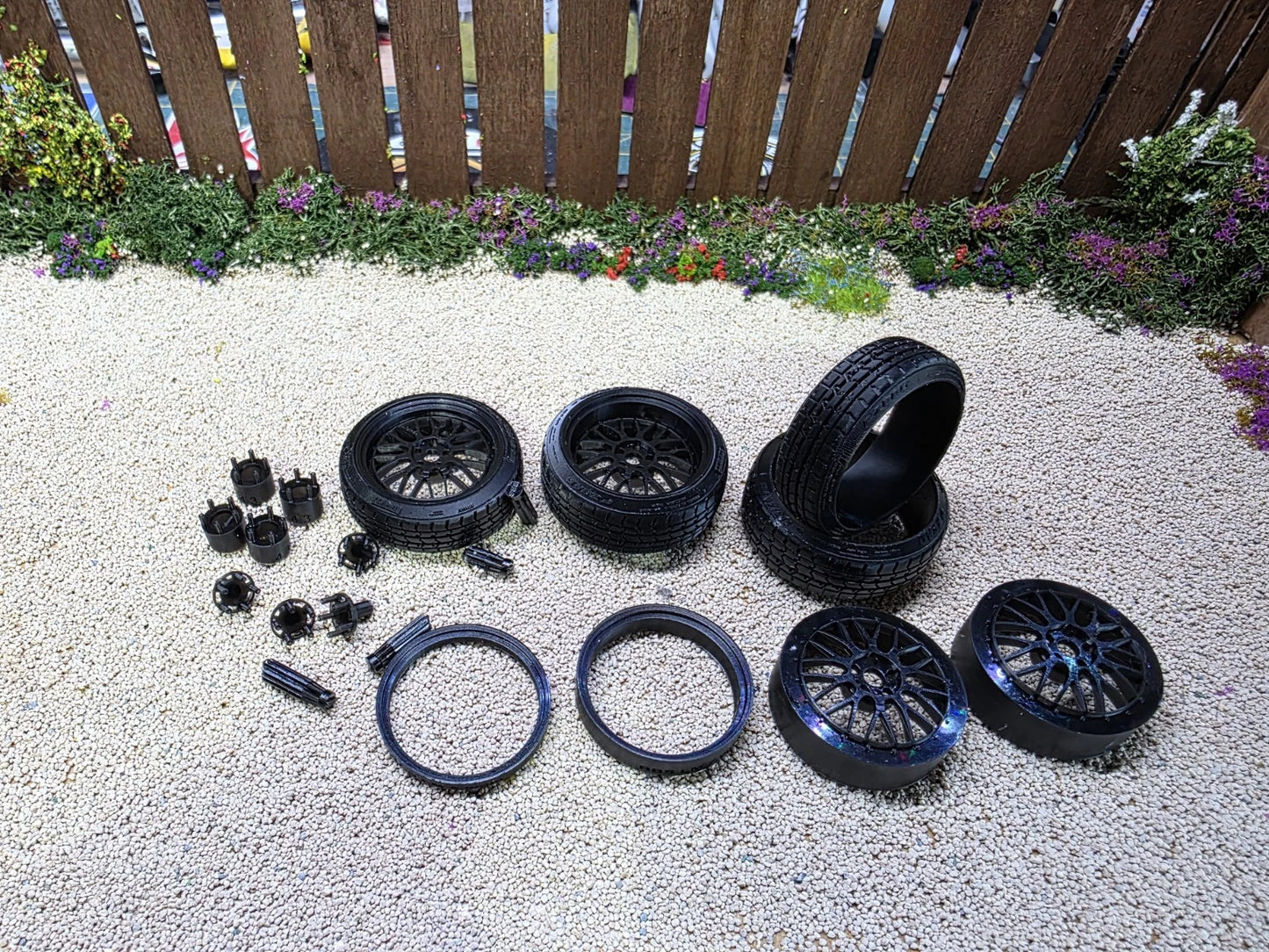 1/18 scale 18" BBS LM with PIRELLI Stretched Tyres