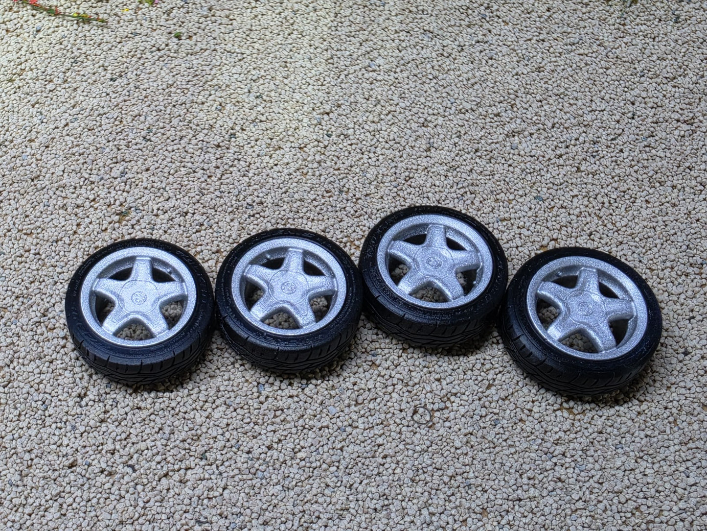 1/24 Scale Alessio Speedline 3d Printed Wheels & RESIN Tyres