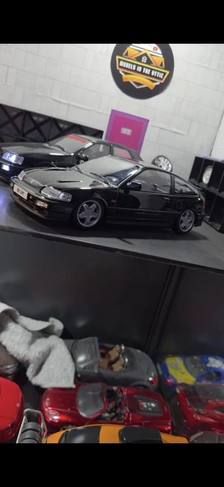 Norev Honda CRX Model 1/18 Scale MODIFIED