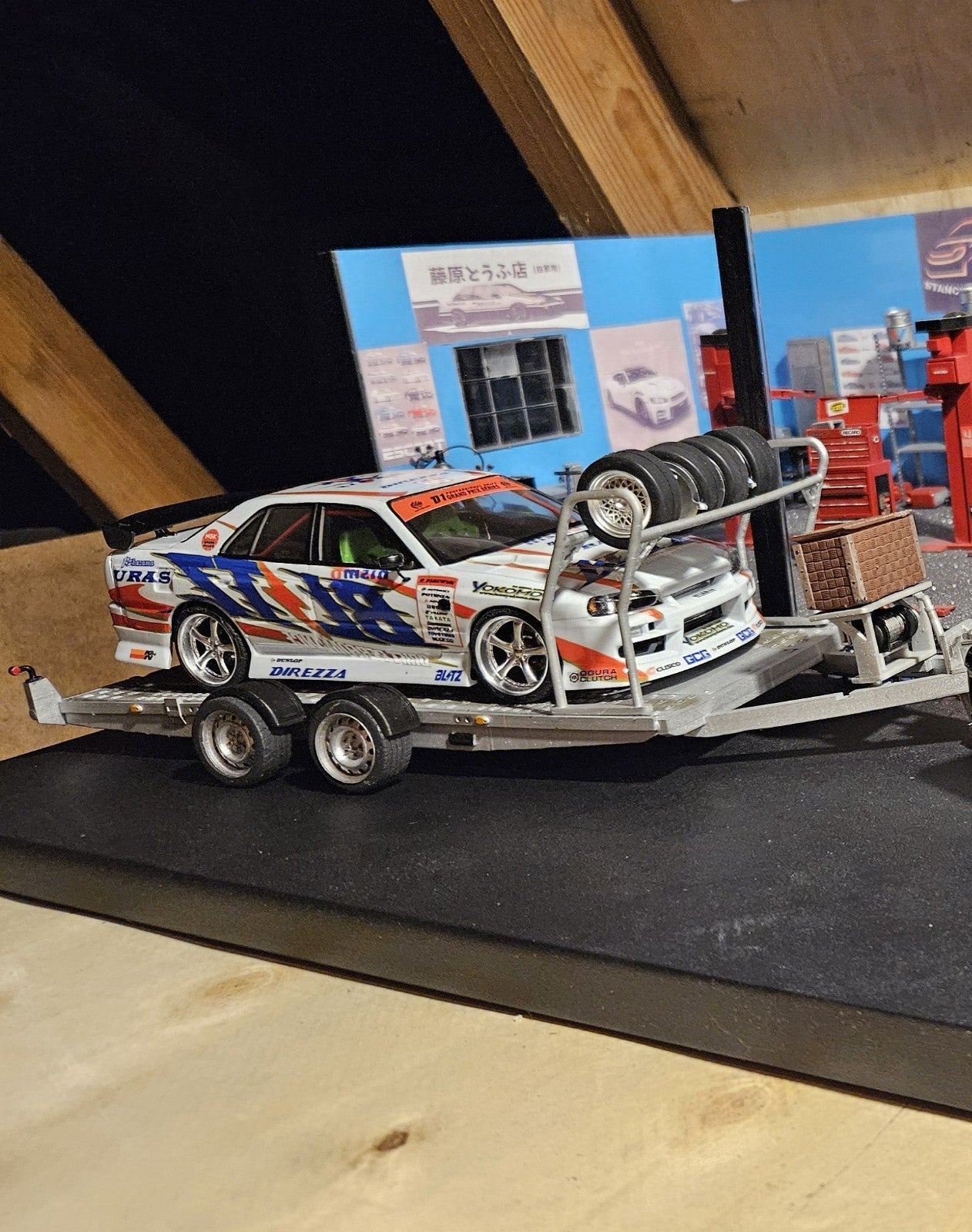 1/24 Scale BRIAN JAMES Car TRANSPORTER MODEL KIT