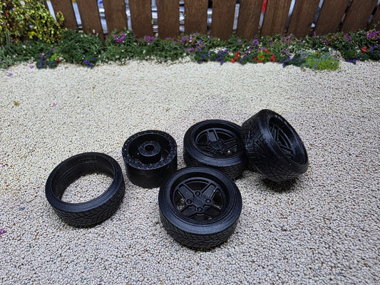 1/18 Ford RS 4 Spoke CONCAVED