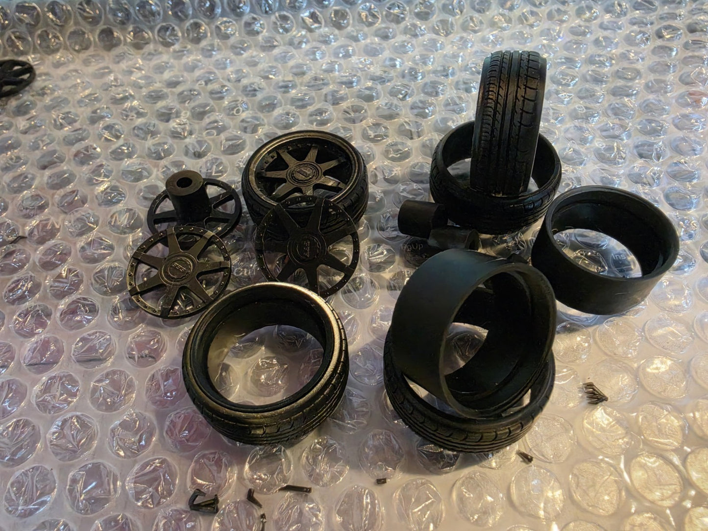 1/18 Scale BBS RT700 3d Printed Wheels & Tyres