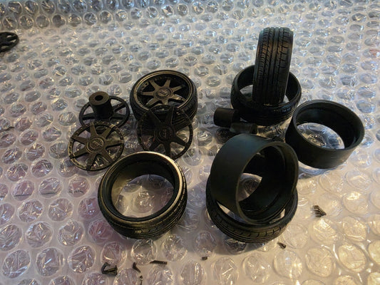 1/18 Scale BBS RT700 3d Printed Wheels & Tyres