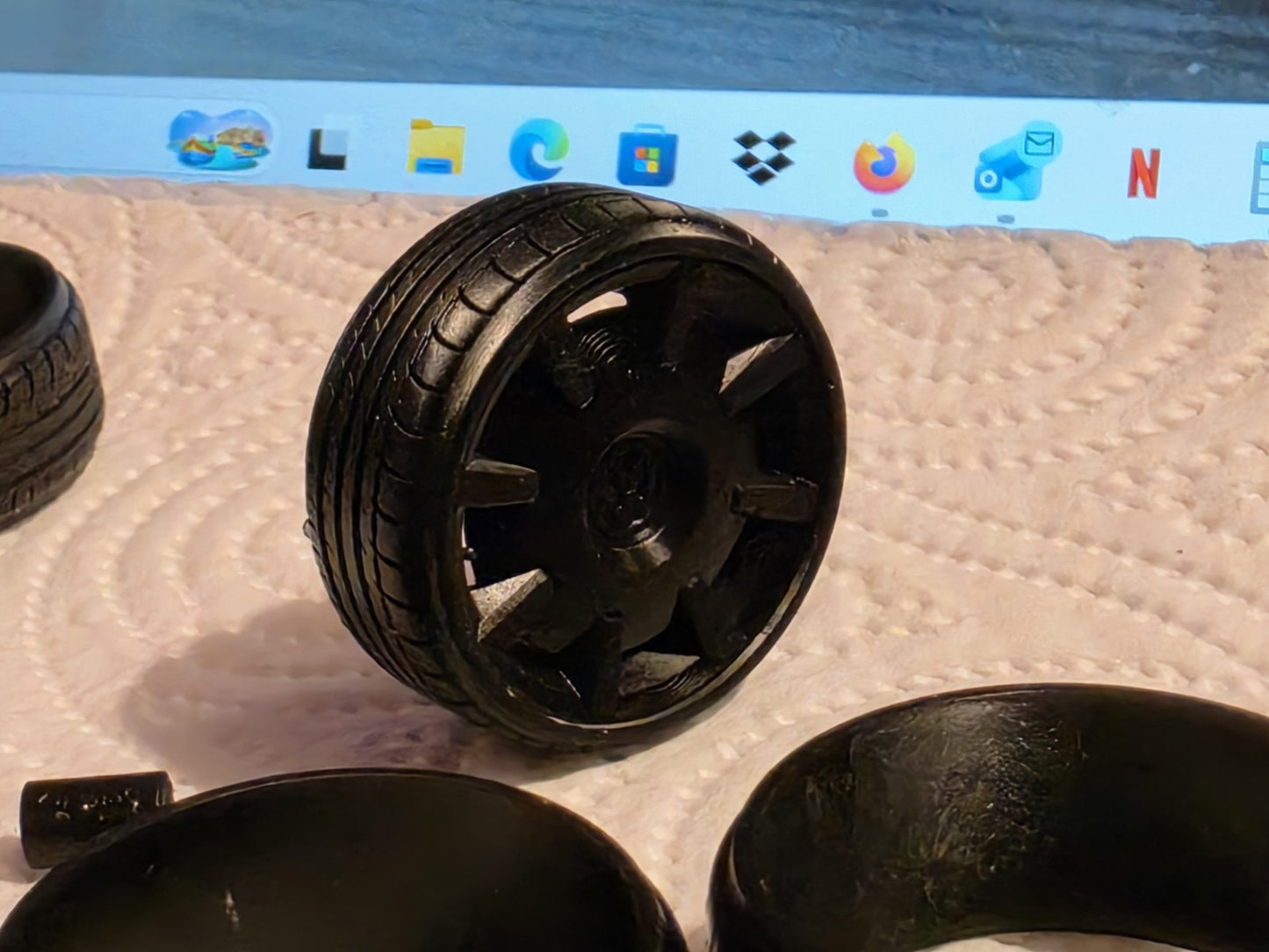 1/18 Scale VW BEETLE 3d Printed Wheels