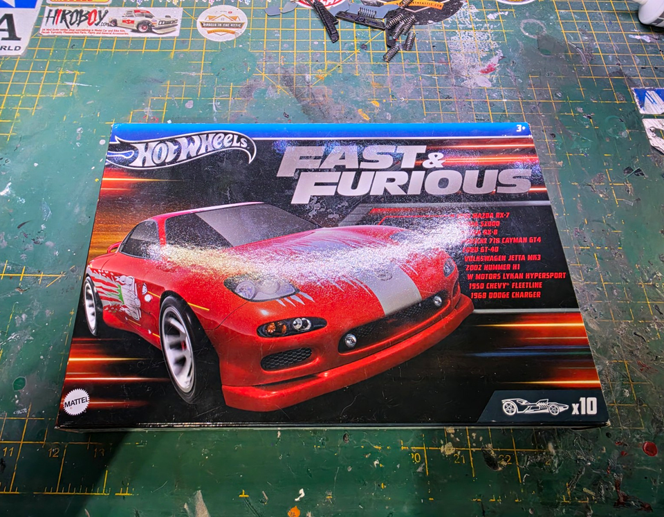 Hot Wheels Fast & Furious 10-Pack 1:64 Diecast Mazda Cars HKW22 Unopened