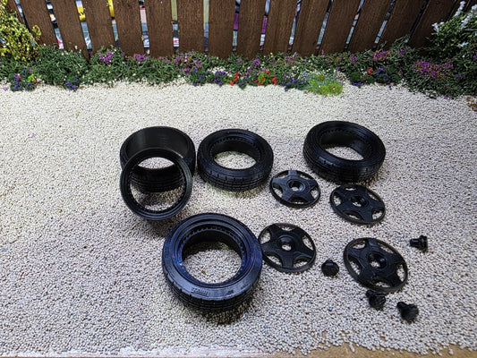 1/18 scale 18" BBS RF with PIRELLI Stretched Tyres