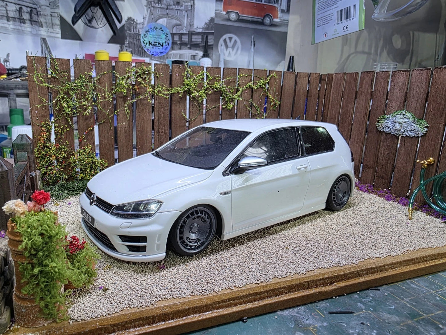 1/18 Ronal Turbo R10 Gun Metal Set