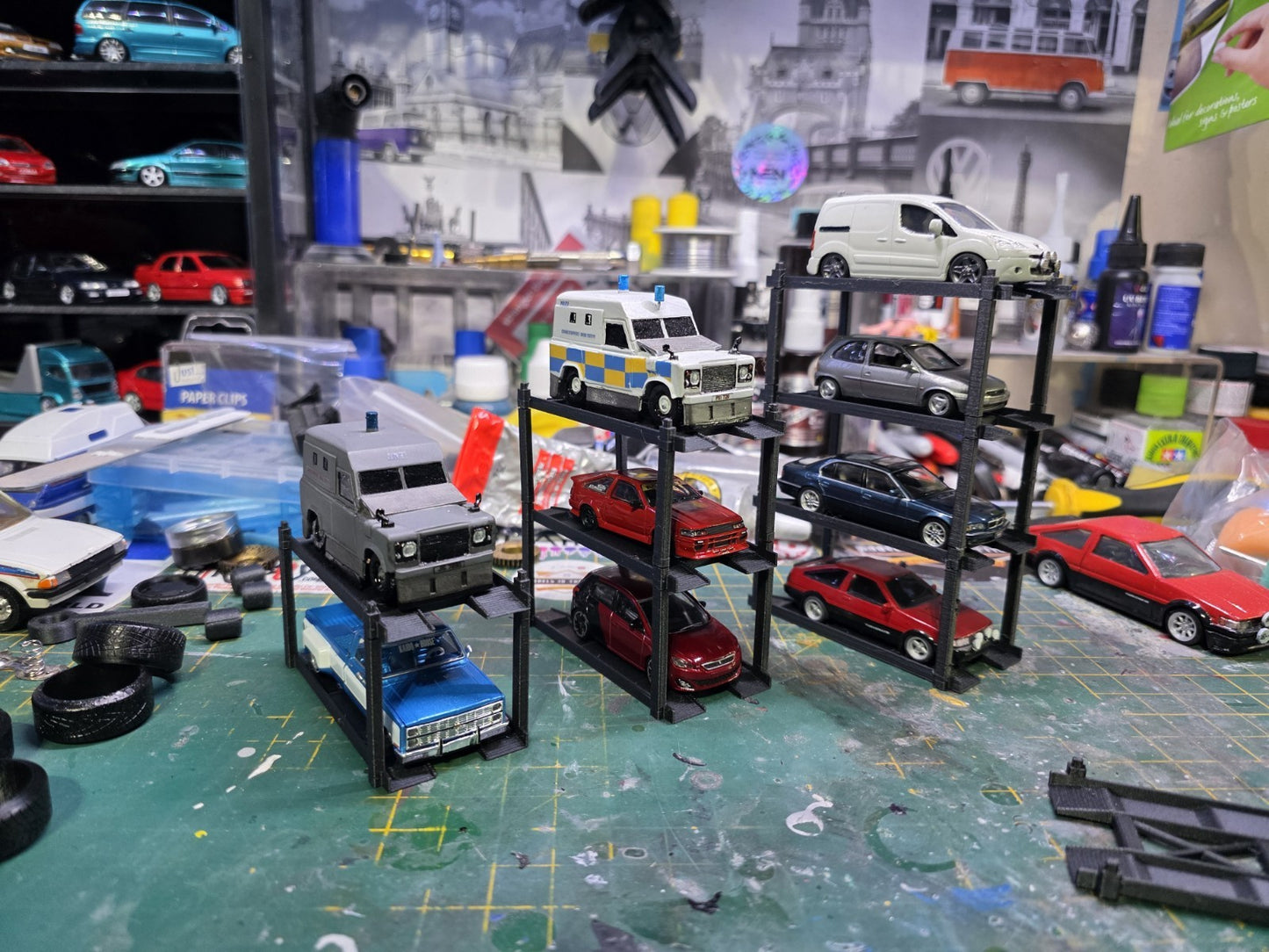 1/64 Scale Hot Wheels 4 tier Stacker