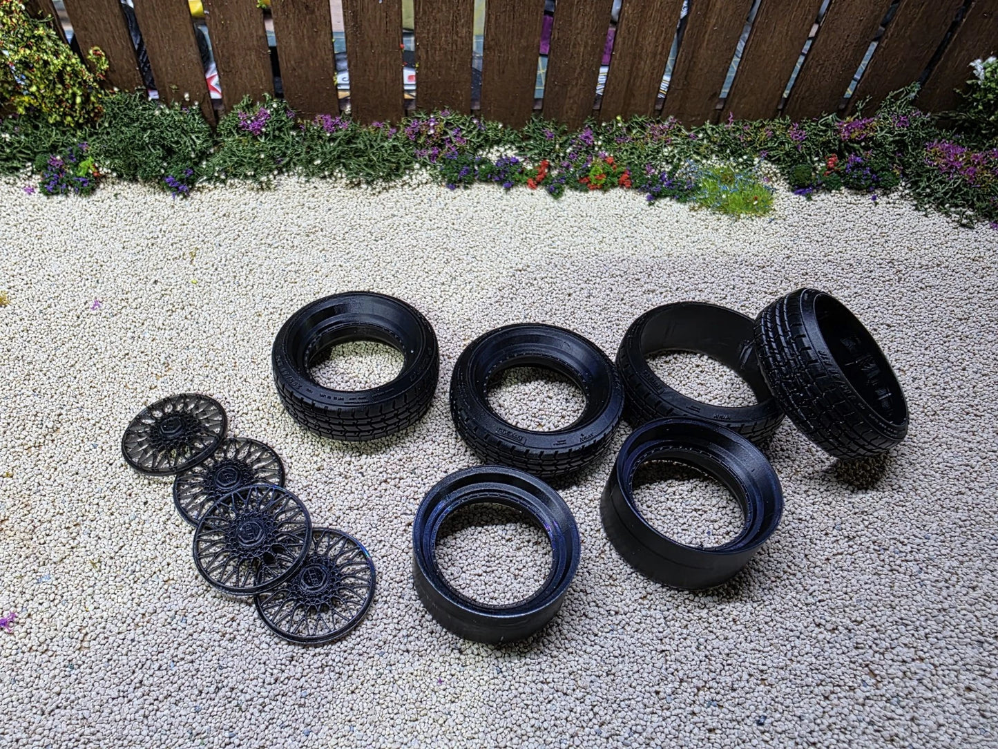 1/18 scale 18" BBS RS with PIRELLI Stretched Tyres
