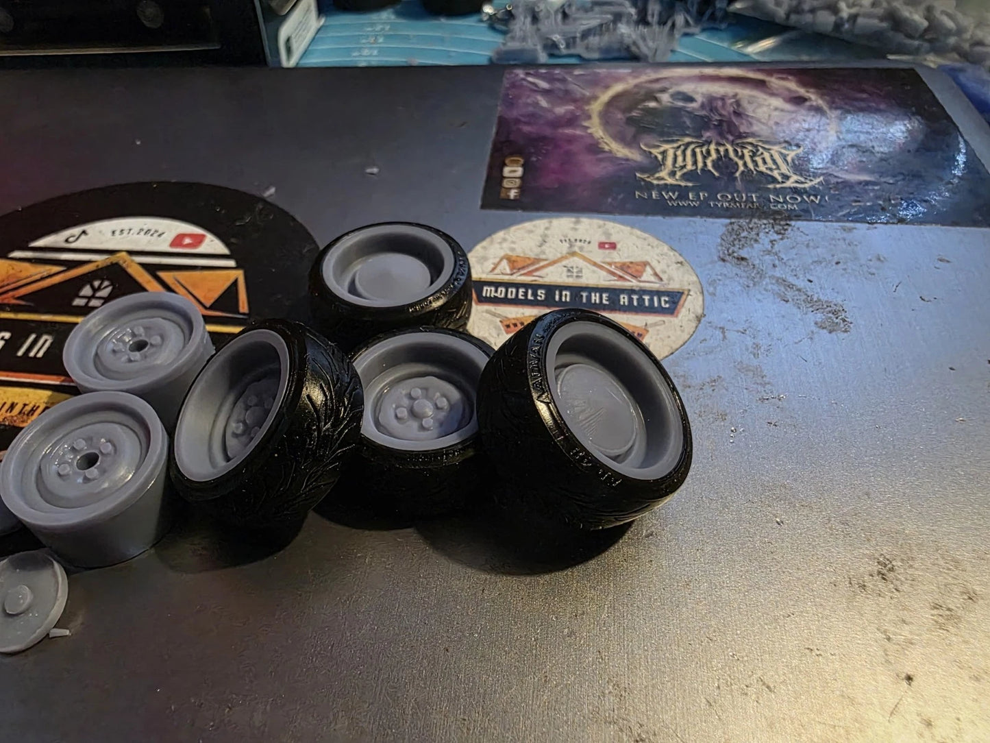 Lotus Cortina Banded Steels with RUBBER Yokohama Tyres