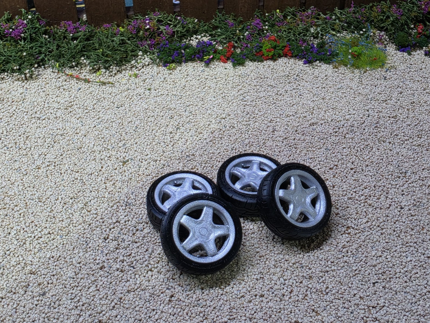 1/24 Scale Alessio Speedline 3d Printed Wheels & RESIN Tyres
