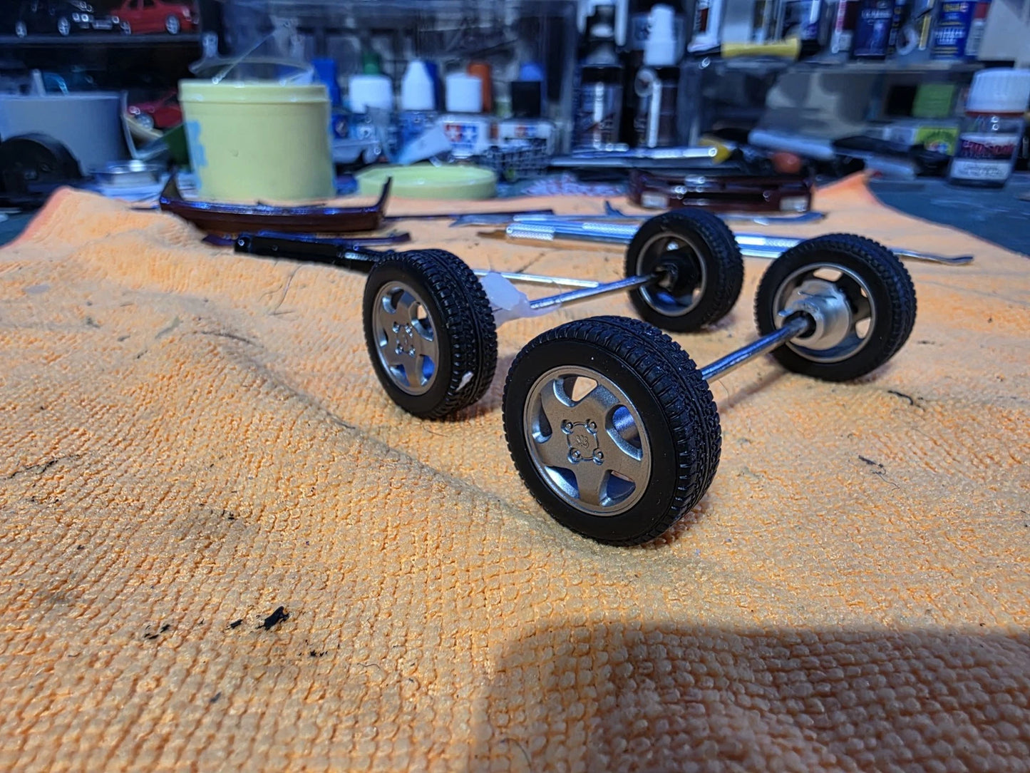 Otto Model Peugeot 306 Wheels AXLES and Brakes Diecast 1.18