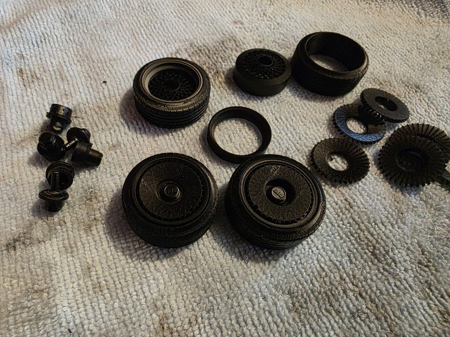 1/18 scale 16" BBS E50 & TurboFan Covers