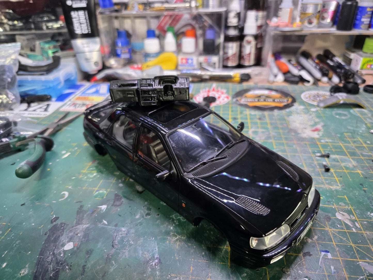 1/18 OttO Model Ford Sierra Cosworth RHD Dash Conversion